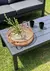 Imagen de Set de exterior DOLLA 1 sillon 2 cuerpos + 2 sillones 1 cuerpo + mesa ratona aluminio gris y soga ropa INCA ®