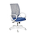 Silla profesional ALMA Blanca regulable A-SYNCRO con apoyabrazos blancos