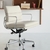 Silla Aluminium Soft respaldo bajo blanca - comprar online