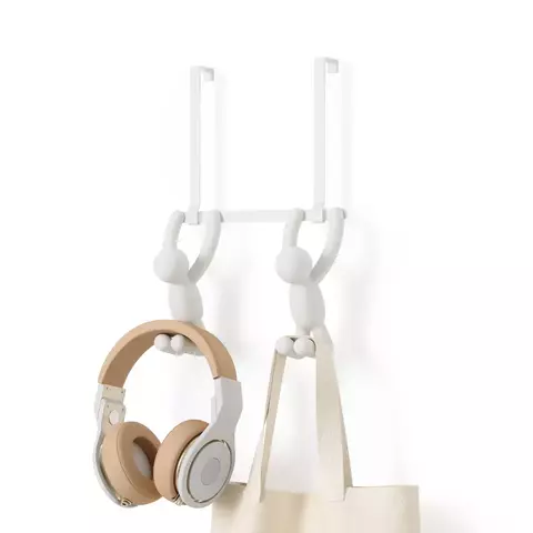 Perchero colgante BUDDY otd dbl hook white UMBRA ®