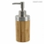 Dispenser de baño bamboo conico con acero inoxidable CONCEPTO