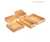 Organizador de baño divisor para bachas Bamboo 17x18x9cm. - comprar online