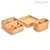 Organizador de baño para bachas Bamboo 18x10x9cm. - comprar online