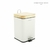 Cesto de baño con pedal WHITE wood 5lts CONCEPT DECO