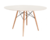 Mesa Eames redonda D120cm Tapa Blanca