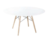 Mesa Eames redonda D80cm Tapa Blanca