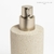 Dispenser de jabon cemento redondo beige CONCEPTO DECO - comprar online