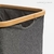 Cesto organizador gris bamboo 37x28x29cm - comprar online