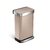Cesto Rectangular de 45lts. WHITE MATT a pedal con bolsillo interior SIMPLE HUMAN ® - tienda online