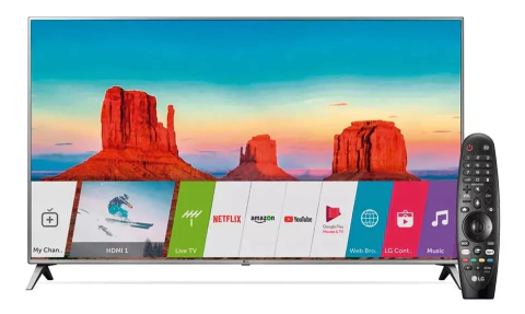 Televisor Smart TV UHD LG Al ThingQ 4K 75'' Modelo: 75UK6570