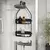 Organizador ducha FLEX shower caddy black UMBRA ® - comprar online