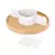 Imagen de Organizador giratorio BELLWOOD lazy susan divided wht/nat UMBRA ®