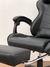 Sillon regulable GAMMER Full black con apoya pie en internet