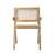 Silla de madera clear varnish JEANNERET con esterilla rattan - comprar online