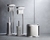 Cesto de basura baño reciclador 6 Lt. Split 6 Steel - Home Project