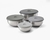 Set de bowls Nest Prep&Store Steel tupper x4 - comprar online