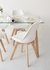 Silla Tulip Base Madera Blanca Nordica - comprar online