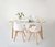 Silla Tulip Base Madera Blanca Nordica en internet