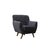 Sofa Krogh 1 Pana cuerpos gris oscuro