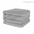 Toalla PAMUK set x4 600gr. baño 50x90 gris