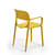 Silla plastica apilable con apoya brazos SMILE interior exterior - comprar online