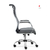 Silla ejecutiva JAZZ regulable ecocuero negro base cromo - comprar online