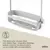 Organizador ducha FLEX shower caddy grey UMBRA ® - comprar online