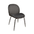 Silla BEETLE Gris oscuro base negra