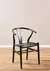 Imagen de Silla Wishbone madera olmo hilado kraft