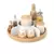 Organizador giratorio BELLWOOD lazy susan divided wht/nat UMBRA ® - comprar online