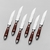 Cuchillo de Asado Bistro Madera Set X6