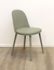 Silla VITA ecocuero verde oliva base polipropileno - comprar online