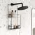 Organizador ducha CUBIKO shower caddy black UMBRA ® - comprar online