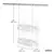 Organizador ducha FLEX shower caddy white UMBRA ® - comprar online