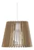 LAMPARA COLGANTE MODERNA 30CM COCINA NORDICO MADERA MDF IMBACK CABLE BLANCO - comprar online