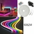 TIRA LED NEON 12V CON FUENTE (5 mts) en internet