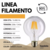 LAMPARA LED VINTAGE GLOBO 6W CANDELA en internet