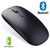 5 unidades - Mouse Yelandar Bluetooth RGB Recargable - La Colón