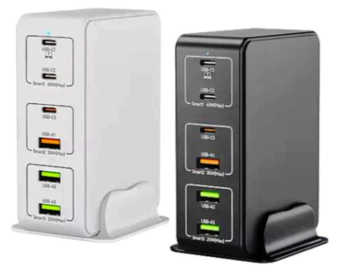 Estación Cargador 120w Alta Potencia Turbo Notebook Celular