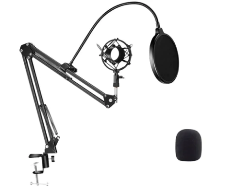 Soporte de Micrófono Brazo Filtro Antipop - comprar online