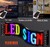 Cartel Led Flexible Programable - Colores - tienda online