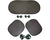 Combo Cortinas Parasol Negro X 3 Piezas