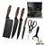Set de 4 Cuchillos + Tijera + Pelador - HENVO ER-009