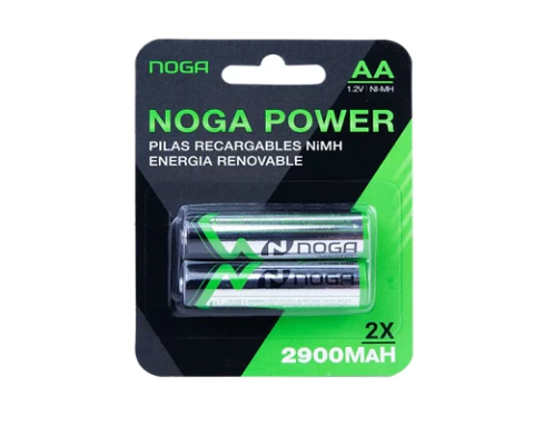 Pila AA Noganet Power Recargable Mah 2900 - Blister x 2 unidades - comprar online