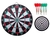 Juego Dardos Tiro Al Blanco Reversible Madera 6 Dardos 37cm Diámetro