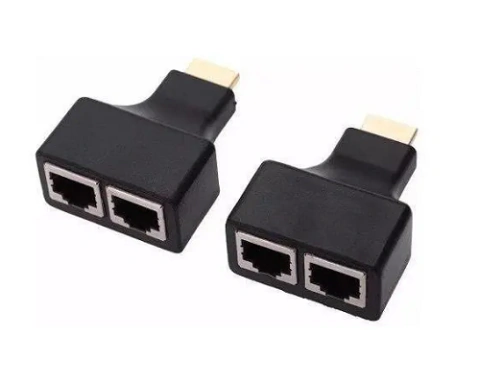 Extensor Alargue Hdmi Utp Rj45 Hasta 30mts 1080p Hd Cat 5e/6