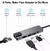 Hub Adaptador Usb SEISA Tipo C Usb 3.0 + 1 Usb C + Hdmi 4k + Lan Rj45 - La Colón