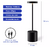 Velador Centro De Mesa Recargable Usb C Tactil Dimmerizable - SUONO - La Colón