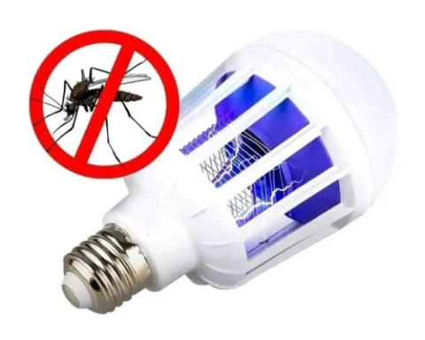 Lámpara Led 12w - Mata Moscas Mosquitos Insectos voladores - Rosca genérica E27