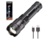 Linterna Táctica Recargable USB 1200lm Con Zoom Camping Caza - Power Bank